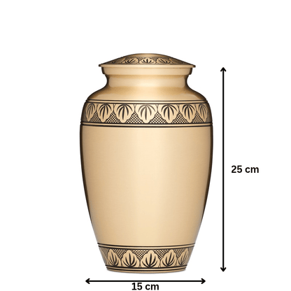 Apollo Golden Brass Urn - PREMIUM URNS