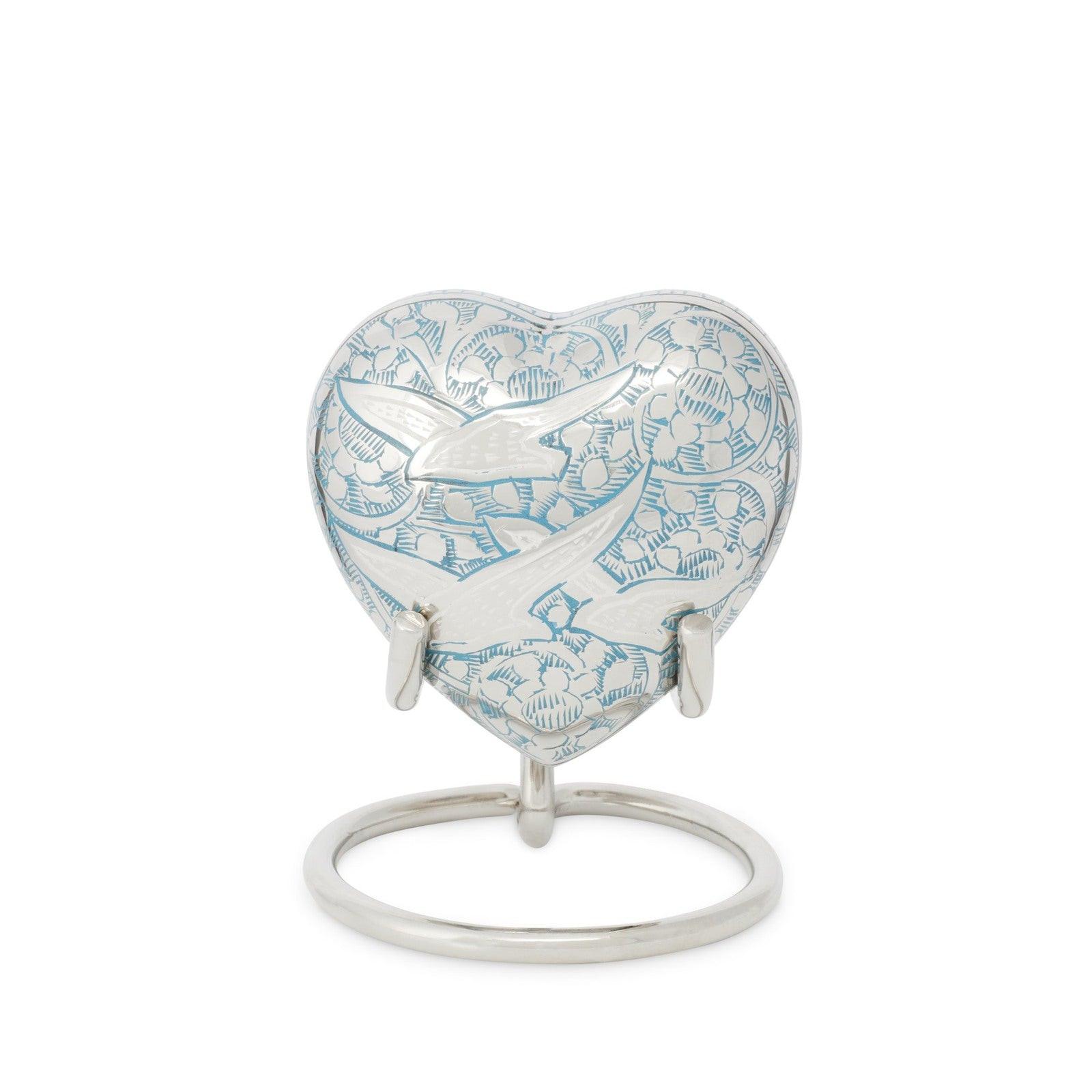 Birds in Flight Heart Keepsake - PREMIUM URNS