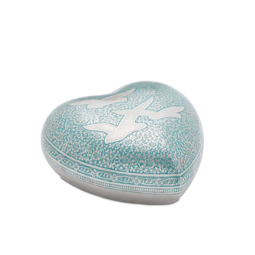 Birds Returning Home Adult Heart Urn - PREMIUM URNS