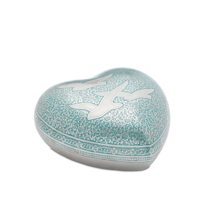 Birds Returning Home Adult Heart Urn - PREMIUM URNS