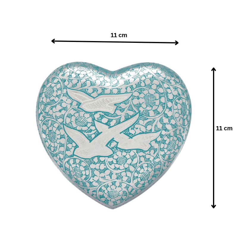 Birds Returning Home Large Heart Urn - PREMIUM URNS