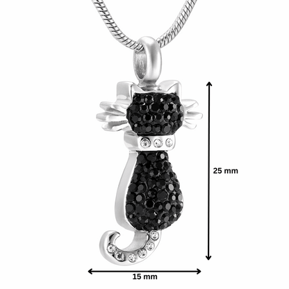 Black Cat Pendant - PREMIUM URNS