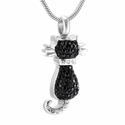 Black Cat Pendant - PREMIUM URNS