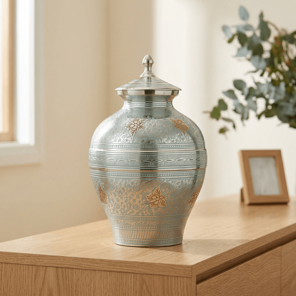 Blue Butterflies - Adult - PREMIUM URNS