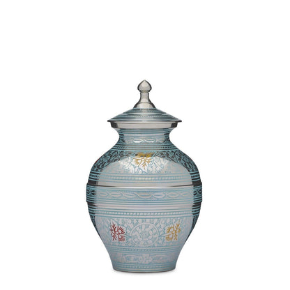 Blue Butterflies Urn - Medium - PREMIUM URNS