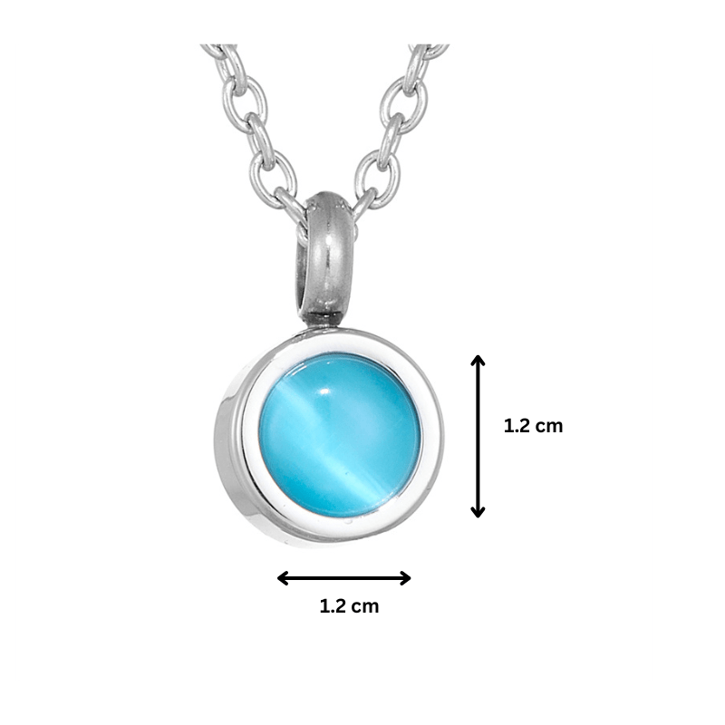 Blue Jewel Pendant - PREMIUM URNS