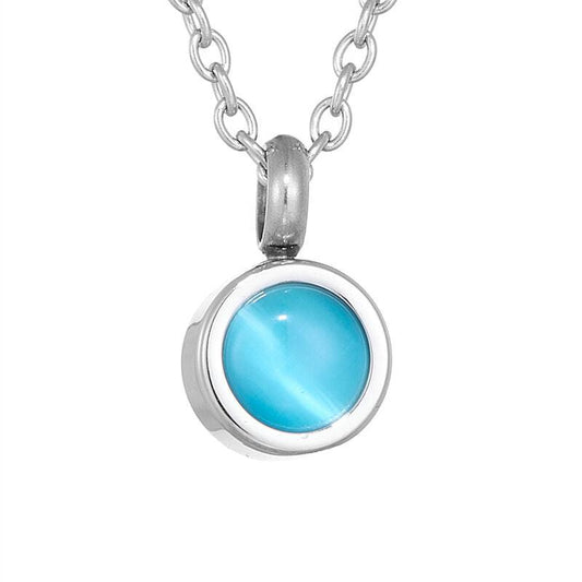 Blue Jewel Pendant - PREMIUM URNS