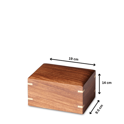Brass Corner Box Medium - PREMIUM URNS