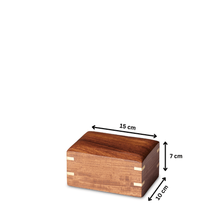 Brass Corners Box Small - PREMIUM URNS