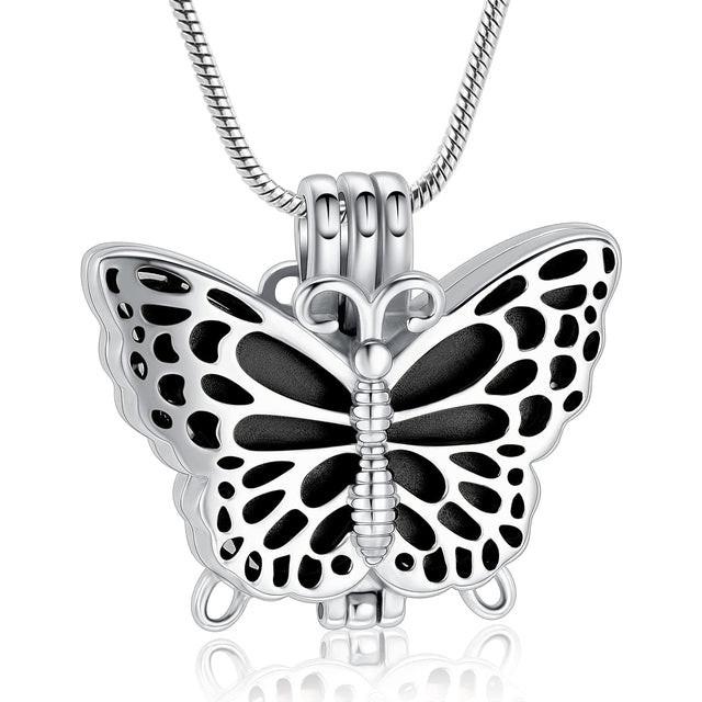 Butterfly Urn Pendant Black - PREMIUM URNS