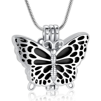 Butterfly Urn Pendant Black - PREMIUM URNS