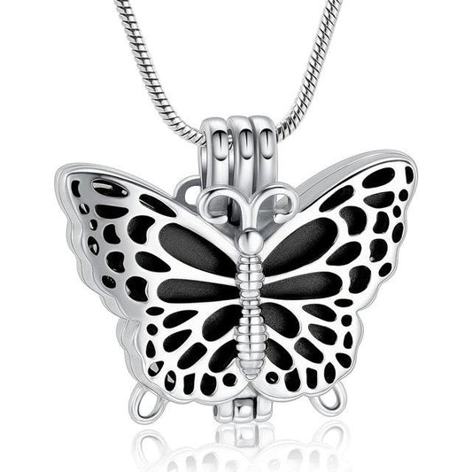Butterfly Urn Pendant Black - PREMIUM URNS