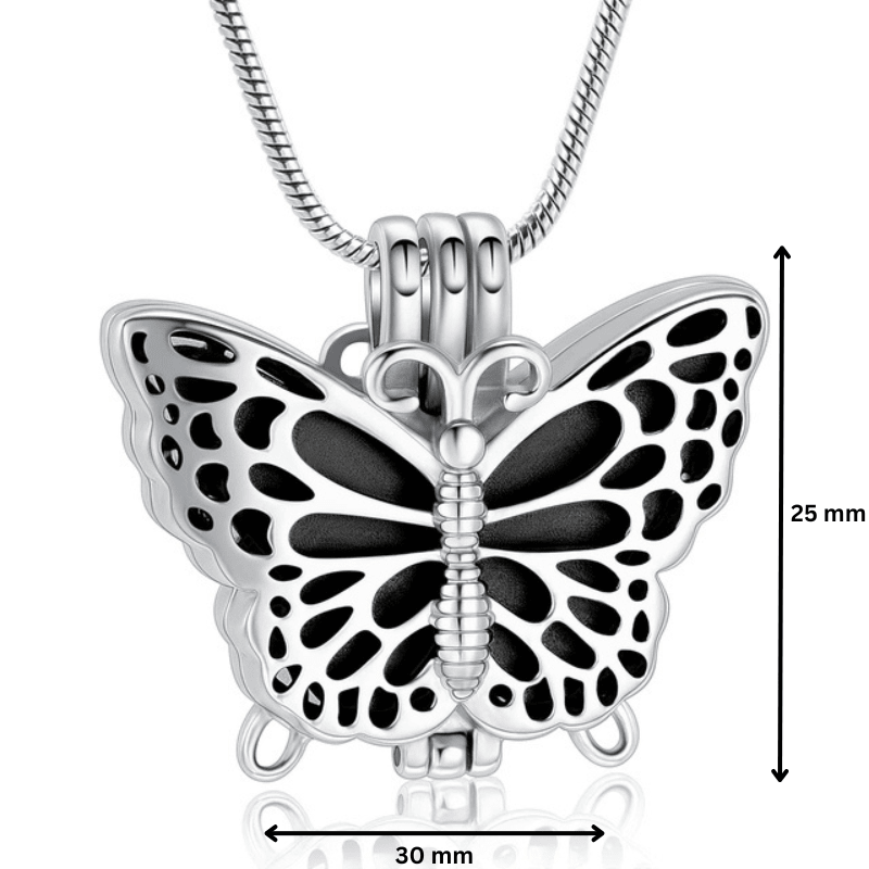 Butterfly Urn Pendant Black - PREMIUM URNS