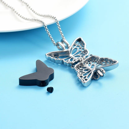 Butterfly Urn Pendant Black - PREMIUM URNS