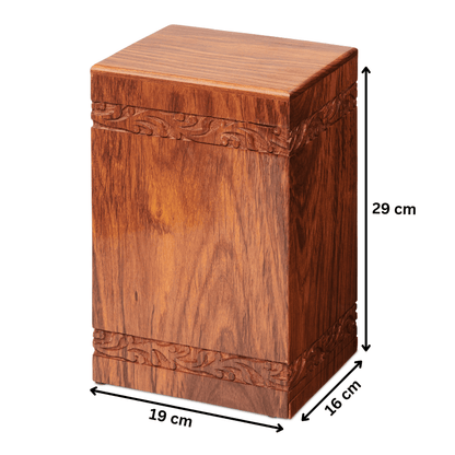 Carved Border Urn - PREMIUM URNS