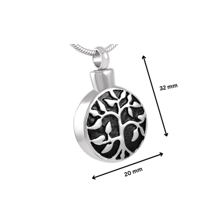Circular Tree of Life Pendant - PREMIUM URNS