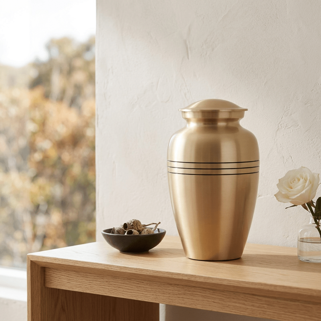 Classic Brass Urn - Adult - PREMIUM URNS