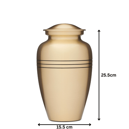 Classic Brass Urn - Adult - PREMIUM URNS