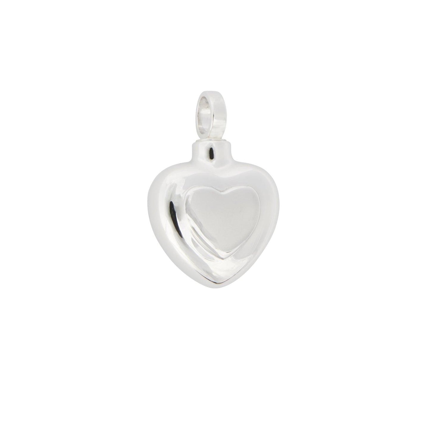 Double Heart Pendant 925 Silver - PREMIUM URNS