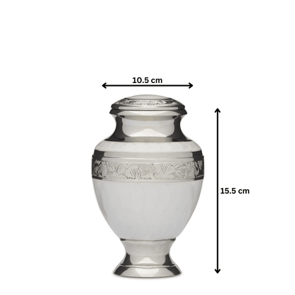 Elegant White Medium - PREMIUM URNS