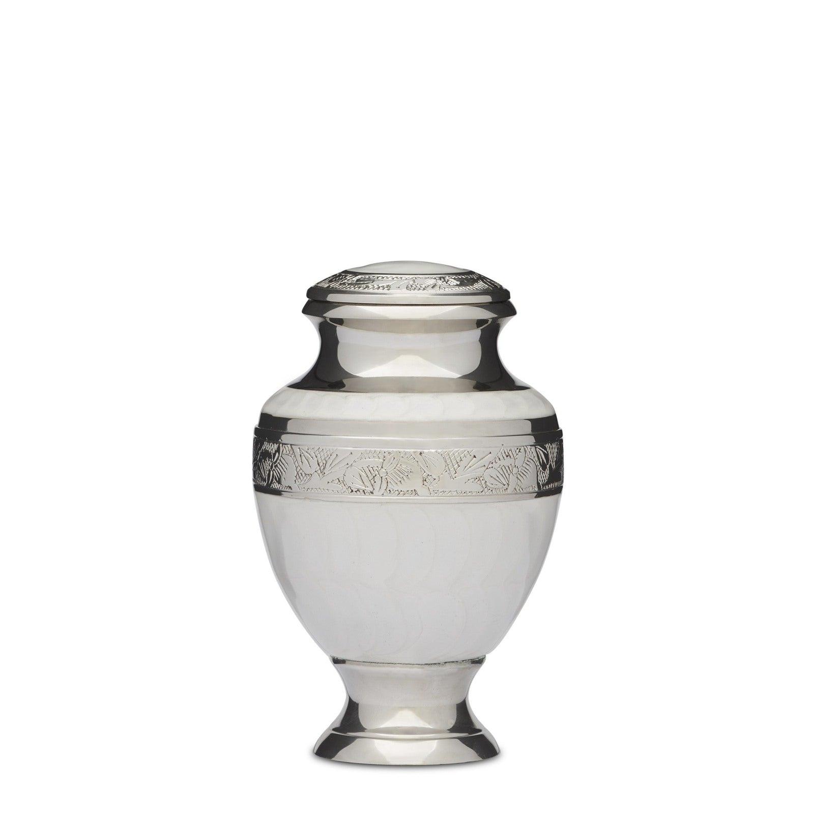 Elegant White Medium - PREMIUM URNS