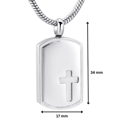 Engraved Cross Pendant - PREMIUM URNS