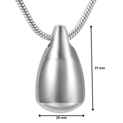Flat Bottom Teardrop Pendant - PREMIUM URNS
