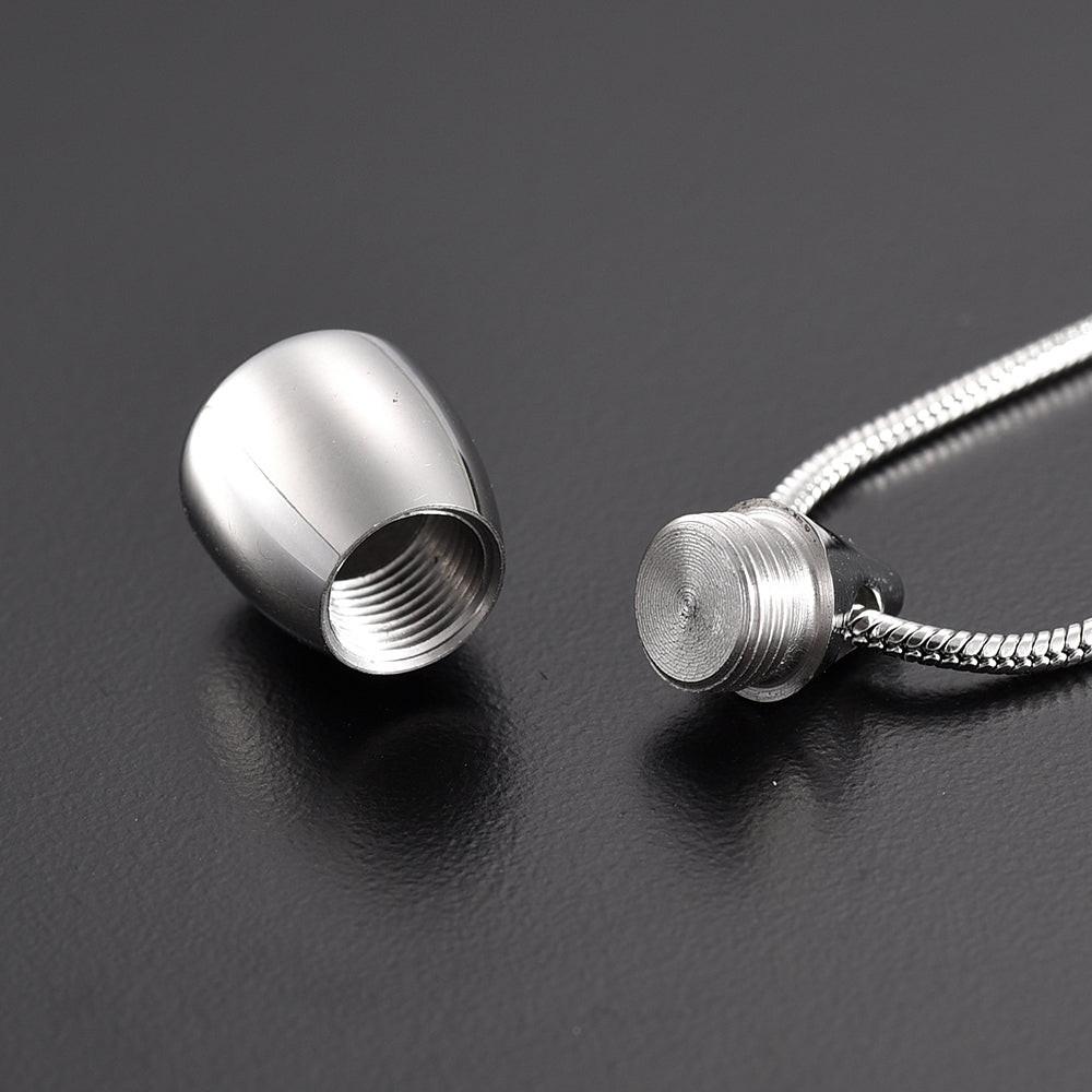 Flat Bottom Teardrop Pendant - PREMIUM URNS