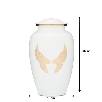 Gold Angel Wings Urn - PREMIUM URNS
