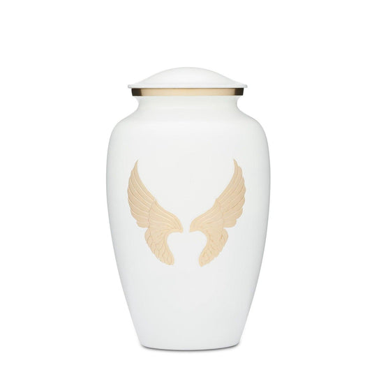 Gold Angel Wings Urn - PREMIUM URNS