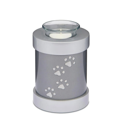 Grey Paws to Heaven Tealight Urn - PREMIUM URNS