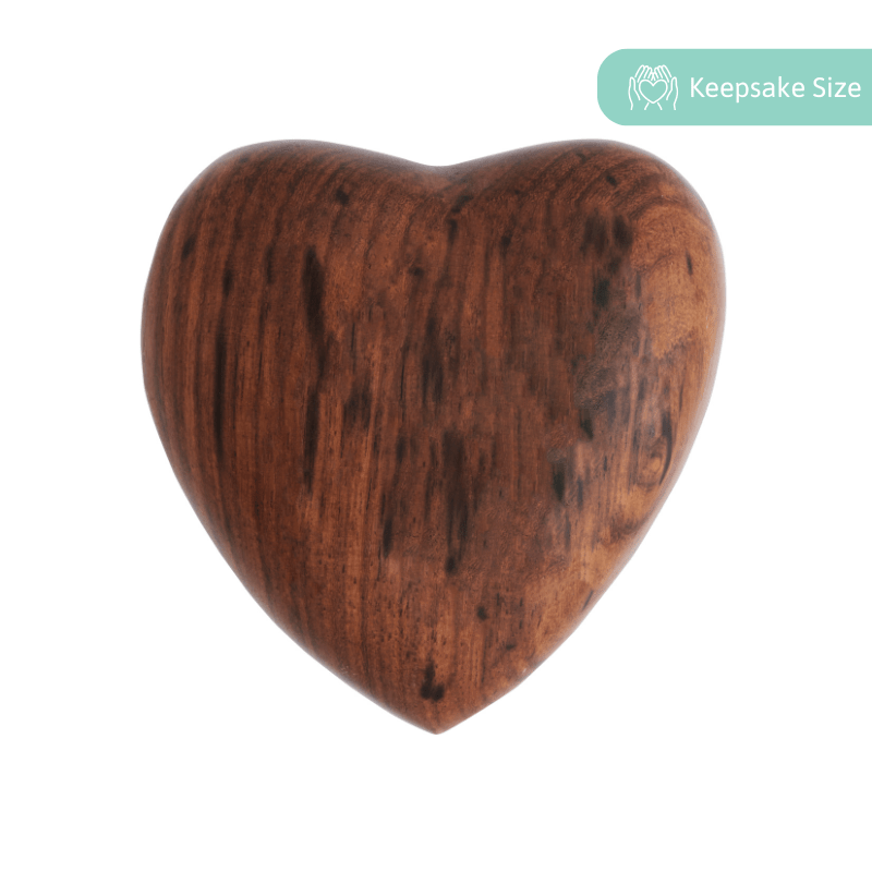 Handcrafted Wooden Heart - PREMIUM URNS