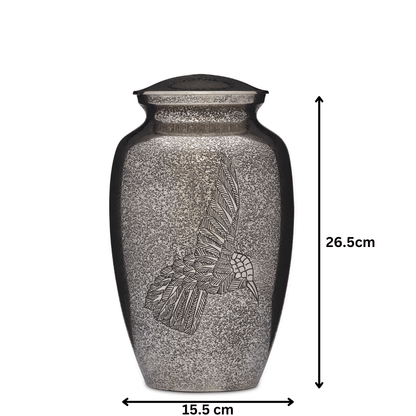 Hummingbird Nickel Urn Adult - PREMIUM URNS