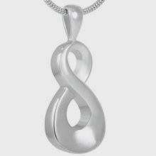 Infinity Cremation Jewellery Pendant - PREMIUM URNS