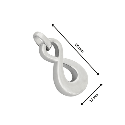 Infinity Pendant 925 Silver - PREMIUM URNS