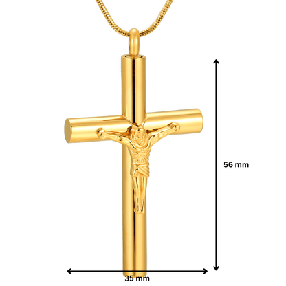 Large Jesus on Cross Pendant - PREMIUM URNS