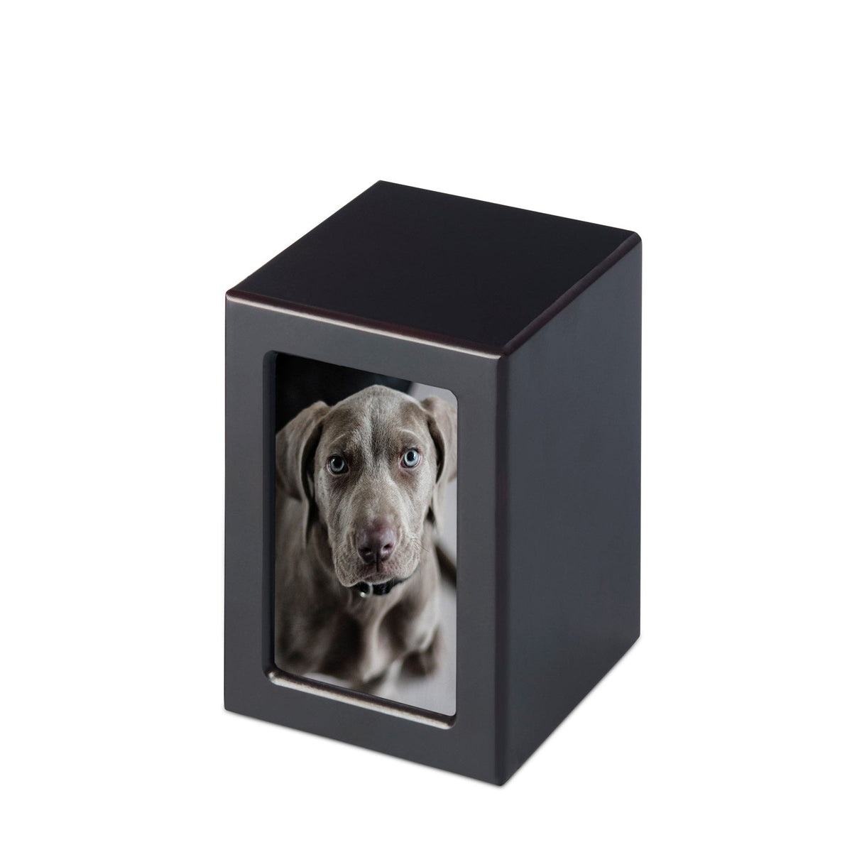 Mahogany Veneer Photo Urn - Large - PREMIUM URNS