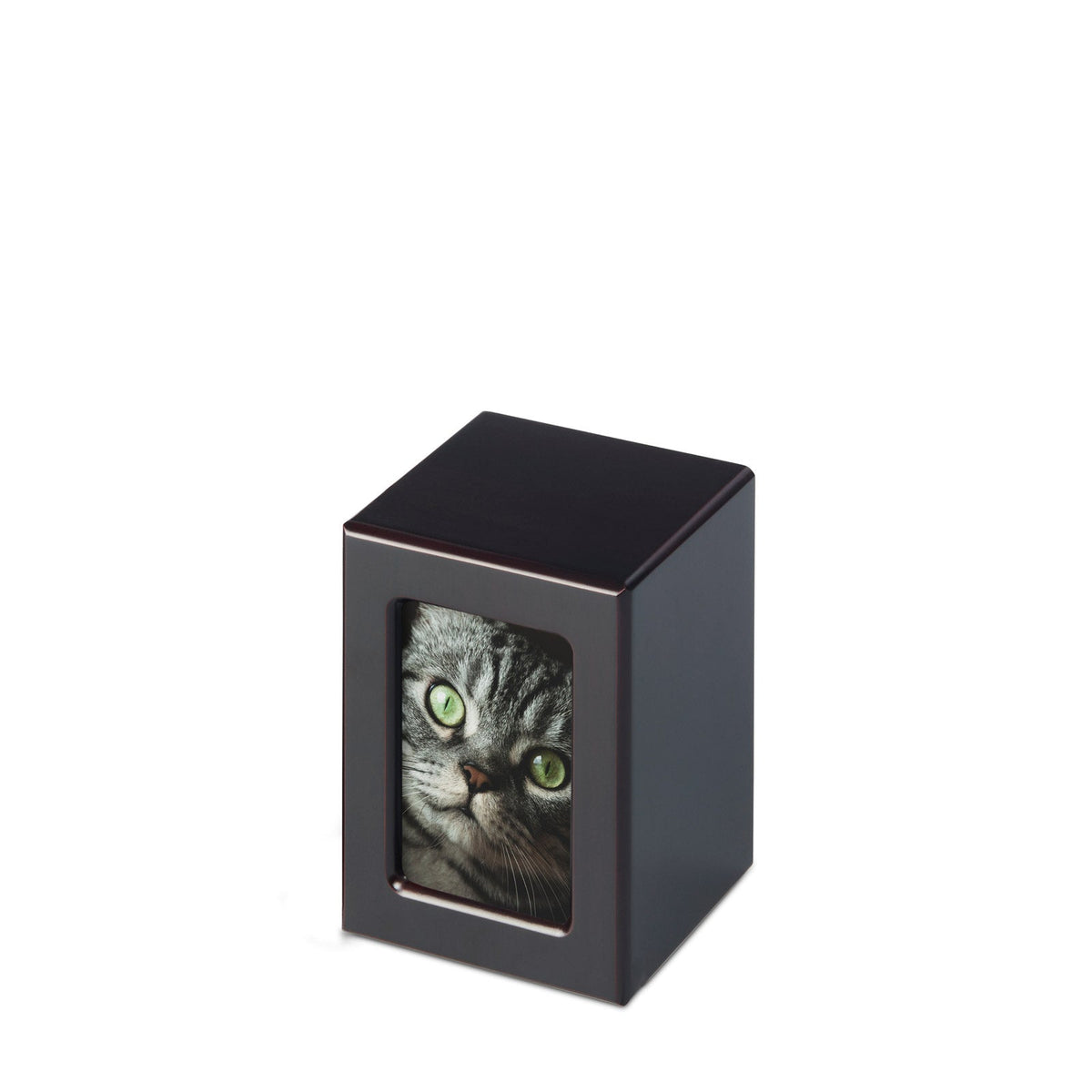 Mahogany Veneer Photo Urn - Small - PREMIUM URNS