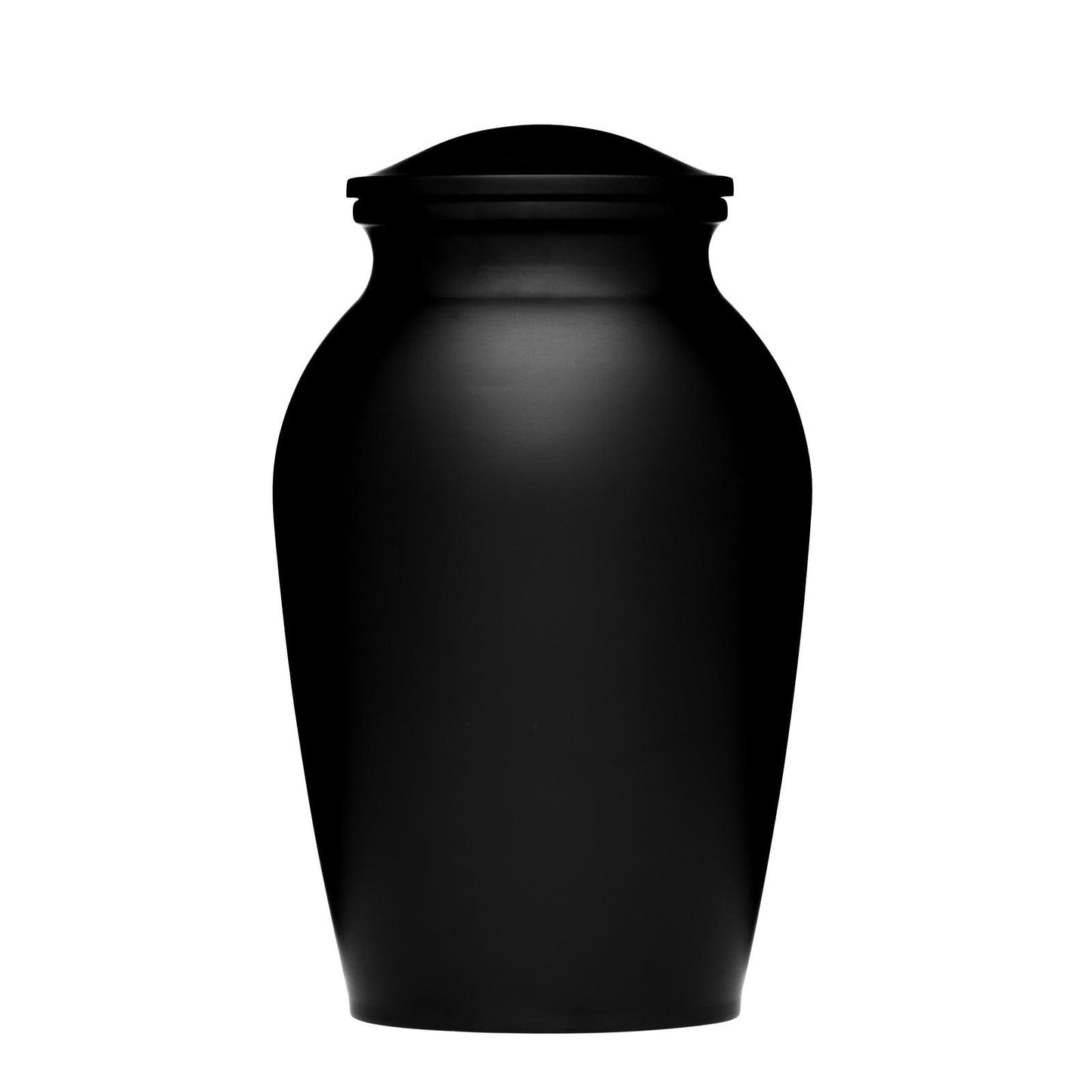 Matte Black Alloy Urn - Adult - PREMIUM URNS