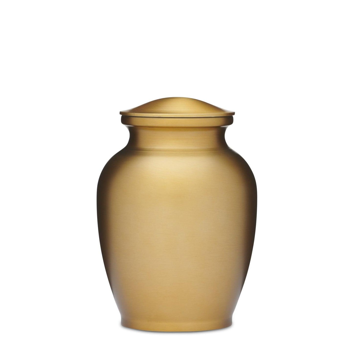 Matte Gold Alloy Urn - 7" - PREMIUM URNS