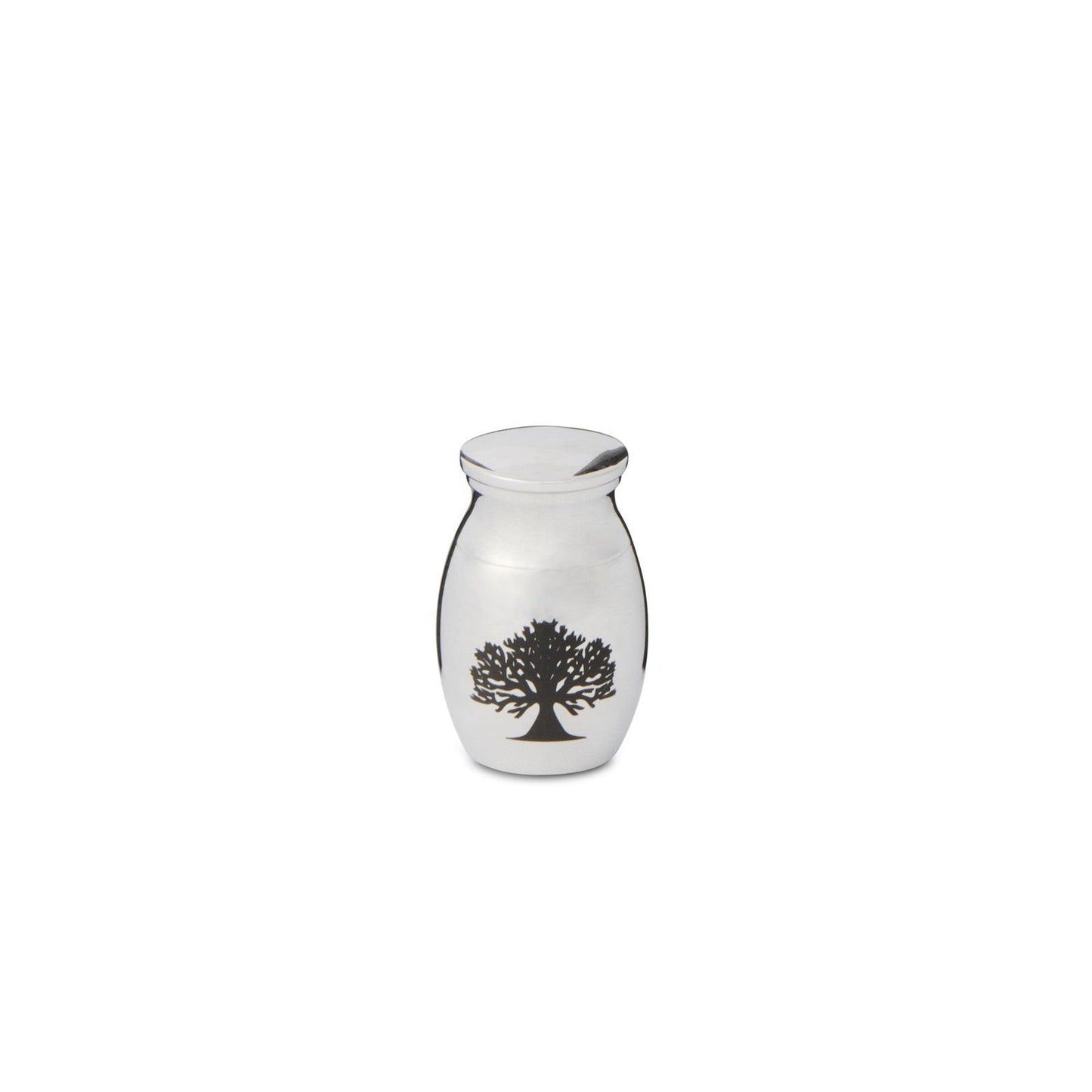 Mini Tree of Life 25mm Thimble Urn - Silver Tone - PREMIUM URNS