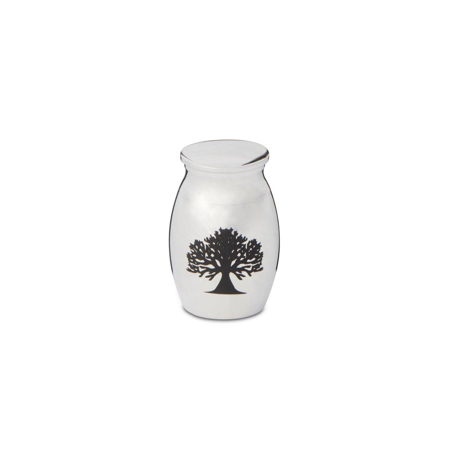 Mini Tree of Life 30mm Thimble Urn - Silver Tone - PREMIUM URNS