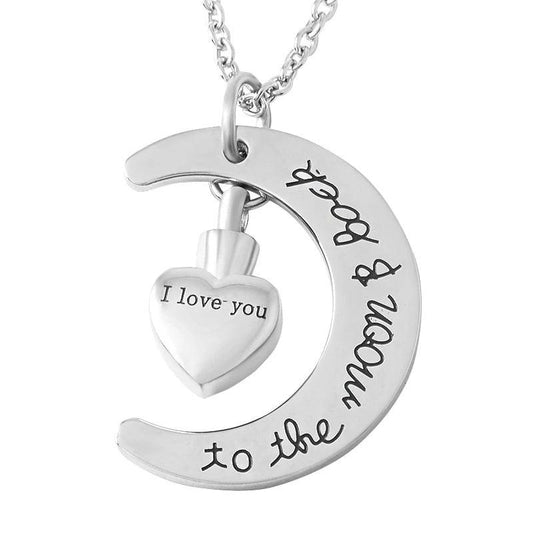 Moon and Back Pendant - PREMIUM URNS