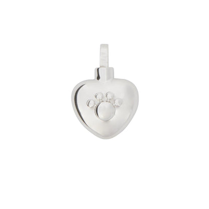 Paw Heart Pendant 925 Silver - PREMIUM URNS