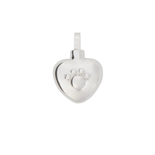 Paw Heart Pendant 925 Silver - PREMIUM URNS