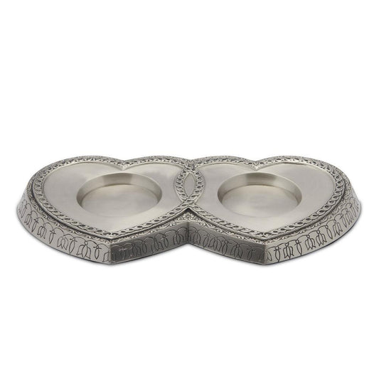 Pewter Love Heart Base - PREMIUM URNS