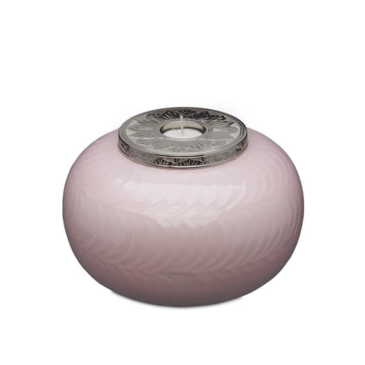 Pink and Silver Candle Urn - Adult - PREMIUM URNS
