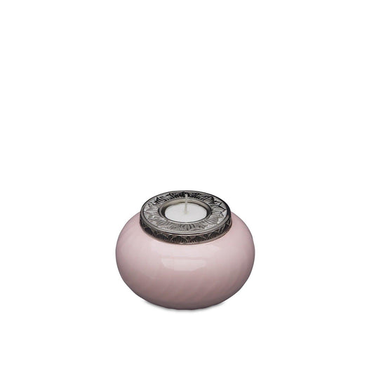 Pink and Silver Candle Urn - Keepsake - PREMIUM URNS