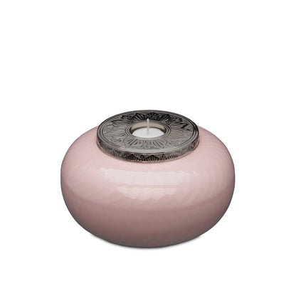 Pink and Silver Candle Urn - Medium - PREMIUM URNS
