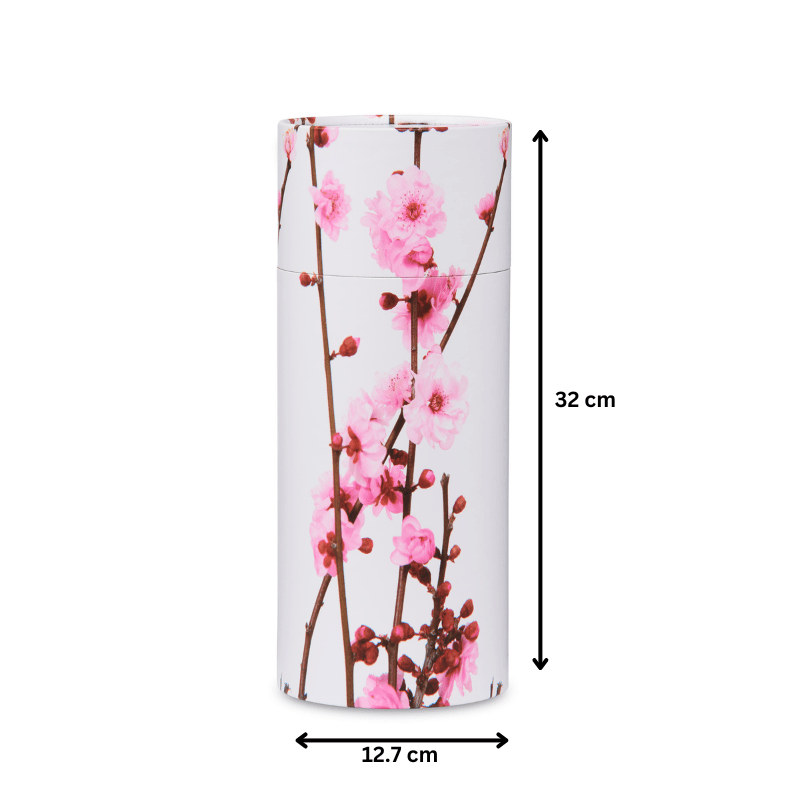 Pink Cherry Blossom Scattering Urn - Large - PREMIUM URNS